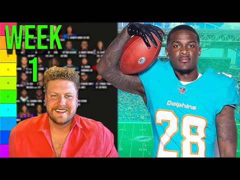 Top 30 Running Back Rankings For Week 1 Fantasy Football