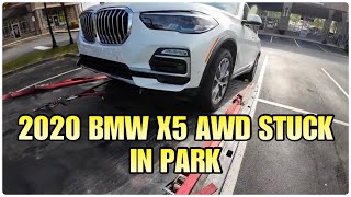 2020 BMW X5 STUCK IN PARK. Training video