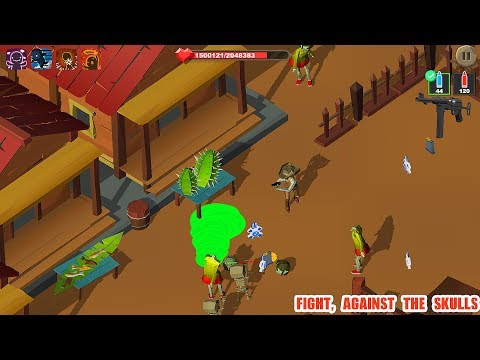 Deadland cowboy : Zombie bone killer Gameplay