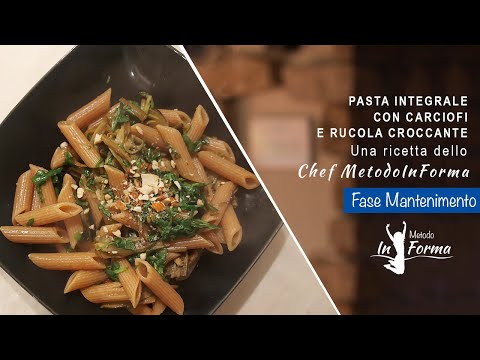 ๐ Pasta integrale con carciofi e rucola croccante ๐ฅฌ
