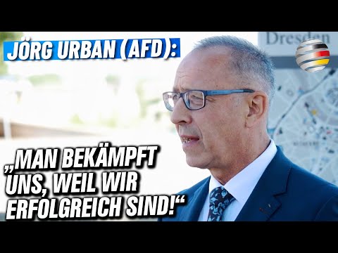 AfD-Sachsen Chef Jörg Urban: „Man bekämpft uns, weil wir erfolgreich sind!“