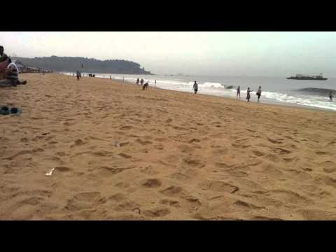 Candolim beach time lapse