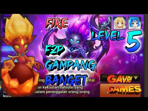 2A High Elemental Fire Level 5 F2P Gampang Banget - Summoners War