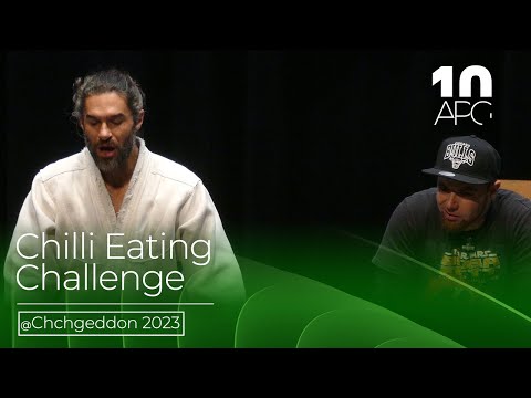 ARMAGEDDON EXPO 2023 Christchurch - Chilli Eating Challenge [#APGLive]