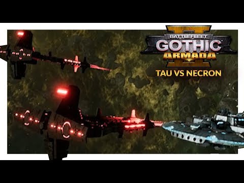 BATTLEFLEET GOTHIC ARMADA 2 | Tau Merchant Fleet vs Necron (1v1 Gameplay Ranked Battle 37)