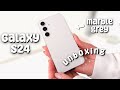 Samsung Galaxy S24 Unboxing Marble Grey 256GB Samsung Cases Aesthetic Camera Test
