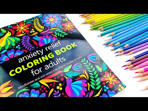 I Tested an Anxiety Relief Coloring Book *yikes*
