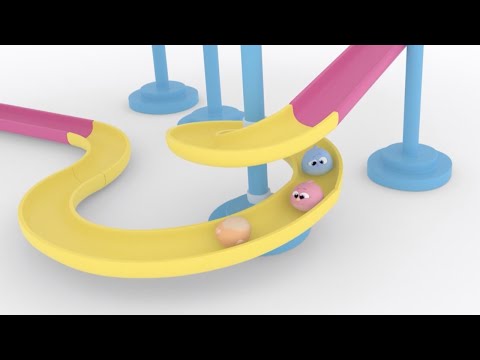 Slide Fun | Kids Songs | Cartoons & Baby Songs by Lolipapi | NEW - Toddler