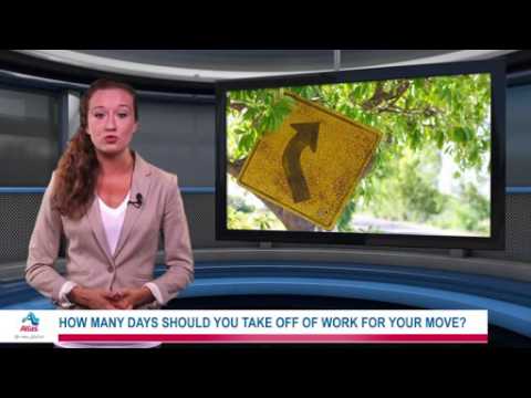 Part of a video titled How Many Days to take off for a Move - YouTube