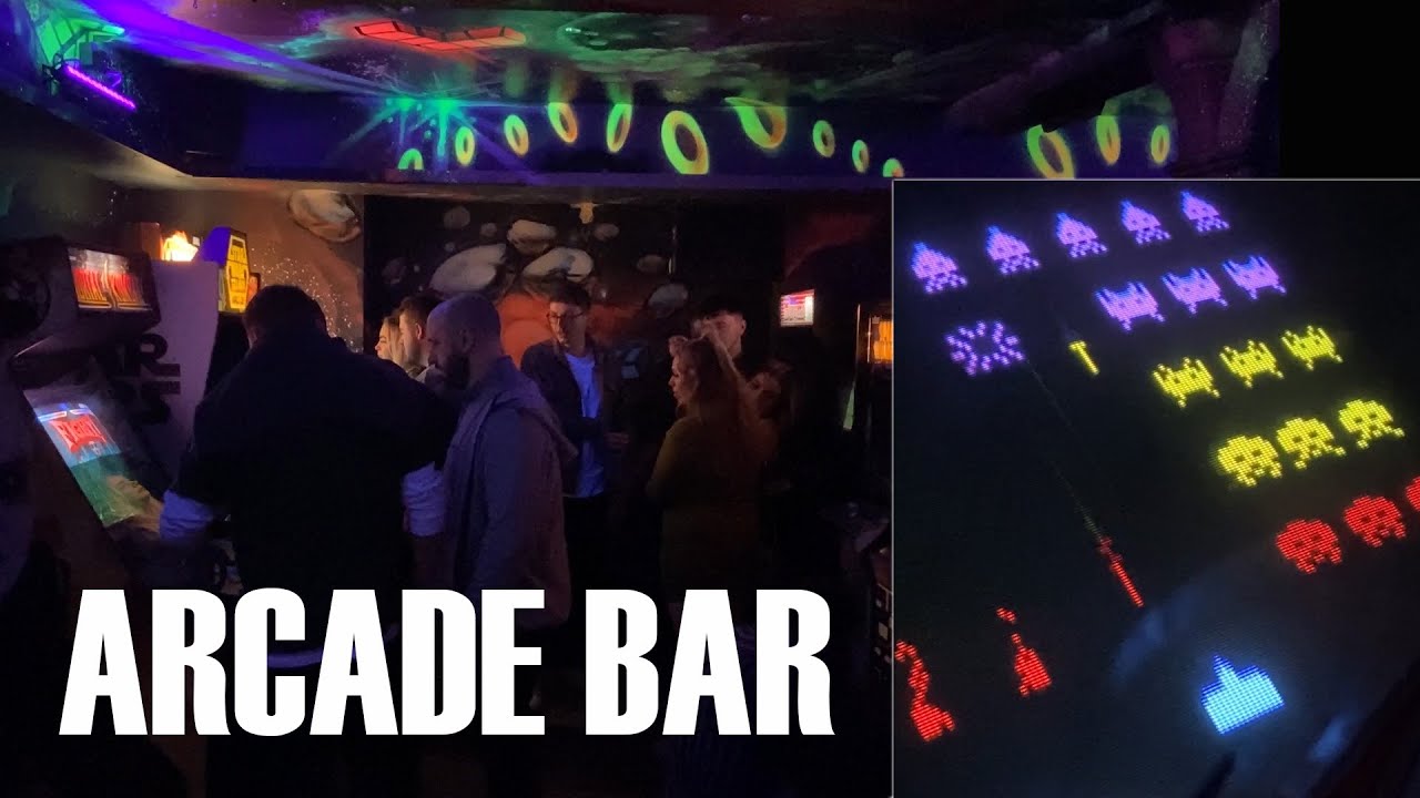 Experience retro gaming at Manchester Arcade Bar, nestled in the vibrant Northern Quarter.