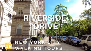 [4K] NYC Walking Tours | Riverside Drive (Upper West Side, W 152 to W 103)