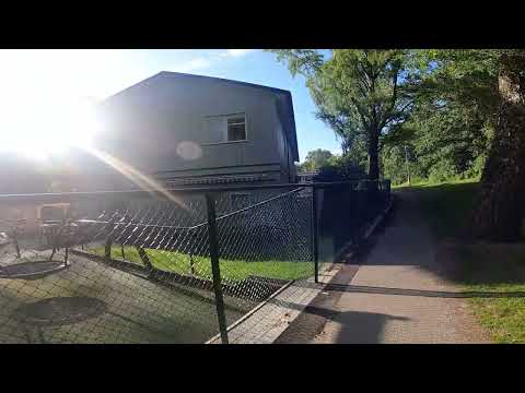 Mini djungel promenad i Södra Guldheden till DR Fries Torg