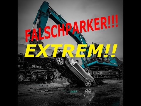 Rene Ortner: EXTREM Falschparker Bagger-Style
