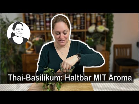 Wie man Thai Basilikum erfolgreich haltbar macht! 😃🪴