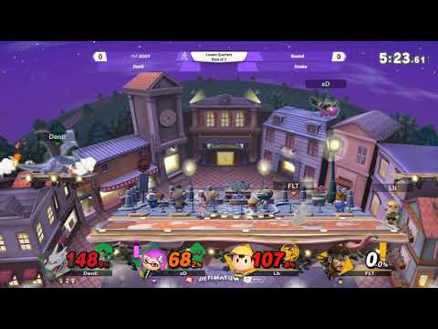 Ultimatum - Bound + Cake vs iiGGY + Denti - Losers Quarters SSBU