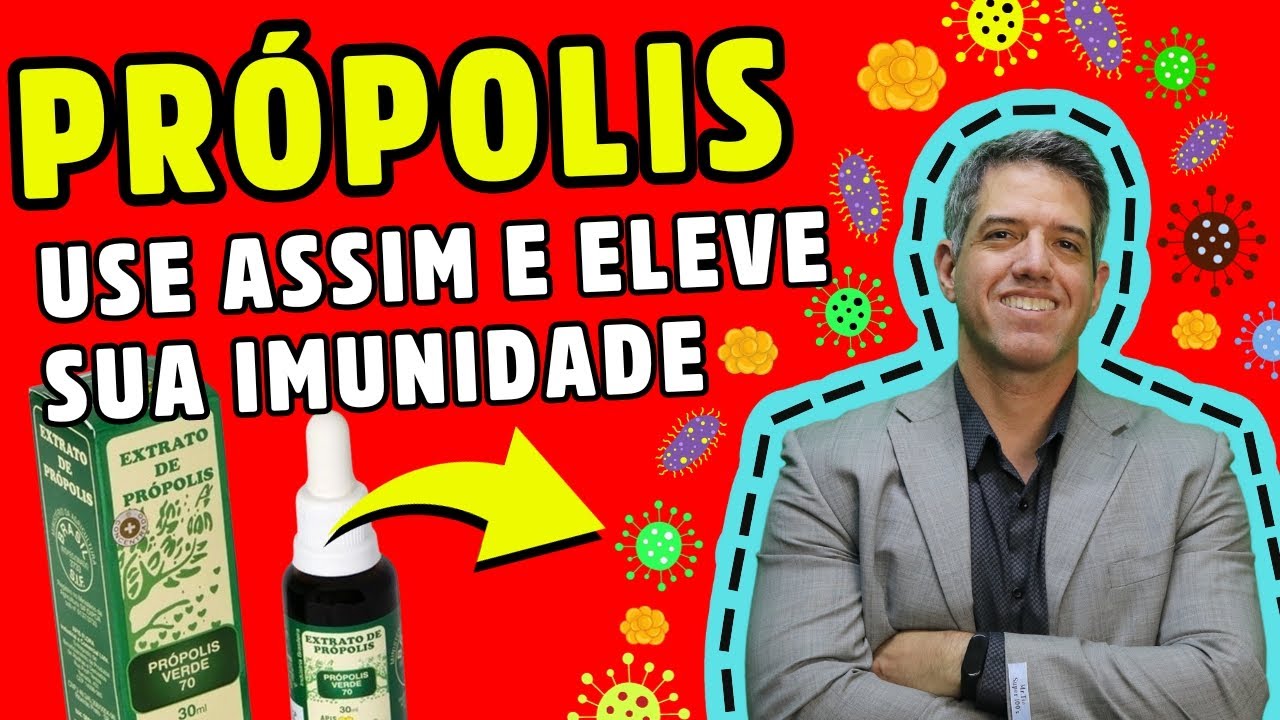COMO USAR PRÓPOLIS para IMUNIDADE, HERPES, FUNGOS e DISBIOSE INTESTINAL - Dr Alain Dutra
