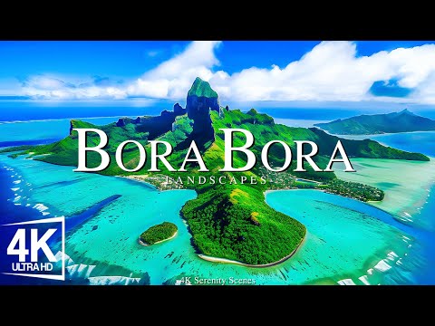 Bora Bora 4K UHD - Scenic Relaxation Film With Calming Music - 4K Video Ultra HD