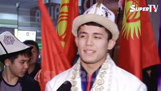 Дүйнө чемпиондугунда медаль тагынган балбандар Словакиядан кайтып келишти