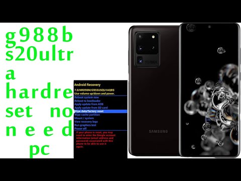 G988b S20Ultra Hardreset