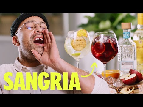 Two Sangrias With Rico! | Red & White Sangria | Absolut Drinks With Rico