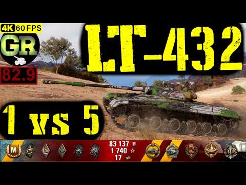 83_World of Tanks LT-432 WoT Replay - 9 Kills 4.1K DMG(Patch 1.4.0)