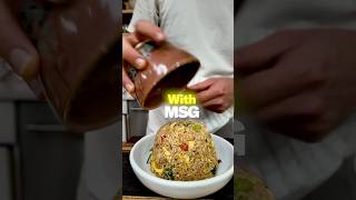 MSG vs. No MSG Fried Rice ​⁠@mrnigelng
