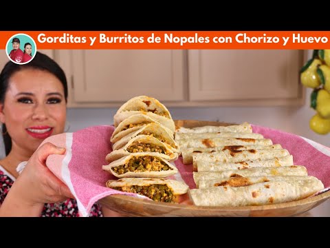Nopalitos con Chorizo y Huevo para Gorditas o Burritos | Desayuno Mexicano