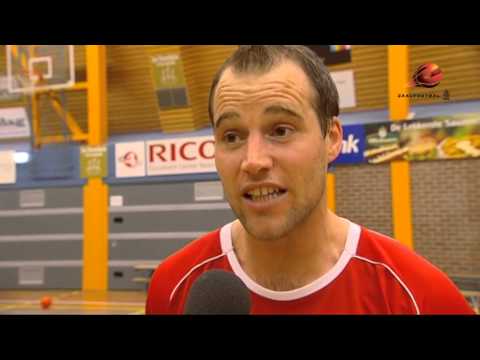 Interview Jeroen de Groot na de wedstrijd tussen Hovocubo en CFE/VDL Groep