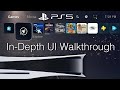 PlayStation 5 UI Walkthrough 60FPS PS Store PS Plus PS Now Settings Etc