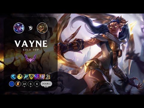 Vayne Top vs Renekton - EUW Master Patch 13.18