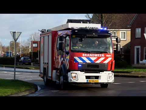 P1, Brandweer Dokkum [TS 02-4232] naar PAC brandmelding Holwerderweg Dokkum