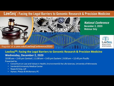 LawSeq℠: Facing the Legal Barriers to Genomic Research & Precision Medicine - Keynote: Gail Jarvik