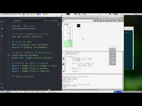 Debugging Visualization Using Gnu Ddd Graphs Plots Part 22