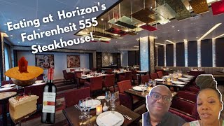 Carnival Horizon 2021 | Fahrenheit 555 Steakhouse Review| The BEST Cowboy Steak!