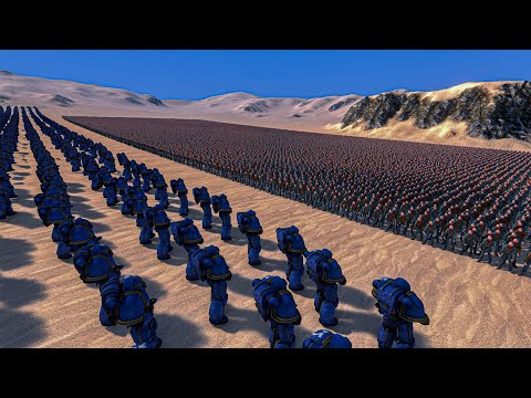 1000 SPACE MARINES vs 25.000 RUNNER ZOMBIES - Ultimate Epic Battle Simulator UEBS