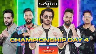 Playground 3 Championship Day 4 | Asphalt | CarryMinati, Fukra Insaan, Elvish, Techno Gamerz, Mortal