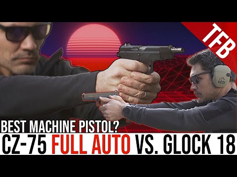 CZ-75 FULL AUTO vs. Glock 18: Machine Pistol Accuracy Showdown