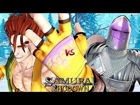 Samurai Shodown KAZUKI KAZAMA vs WARDEN Max Level 5 Gameplay | Season Pass 2 DLC | Samsho 2019 | PS4
