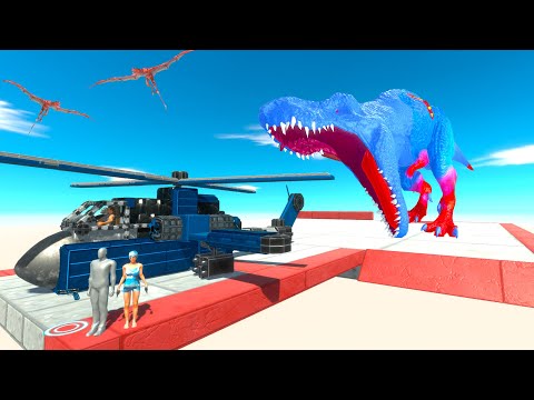 BEST!!! FPS AVATAR TRAP DEATH RUN RESCUE MISSION - Animal Revolt Battle Simulator ARBS