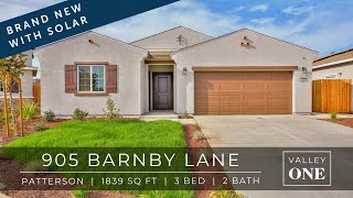 905 Barnby Lane: Brand-New Home For Rent in Patterson, CA: One story 3 bed, 2 bath K Hovnanian home