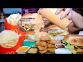 ASMR MUKBANG LARGE CUP OF BIG MAC SAUCE GOLD McCRISPY CHICKEN NUGGETS FRIES McCHICKEN BIG MAC