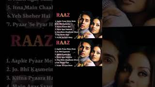 Raaz Movie All Songs||Bipasha Basu & Dino Raaz Movie AllSongs jukebox