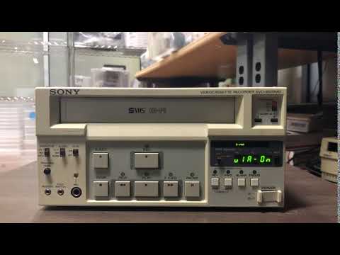 SONY VIDEOCASSETTE Recorder SVO-9500MD