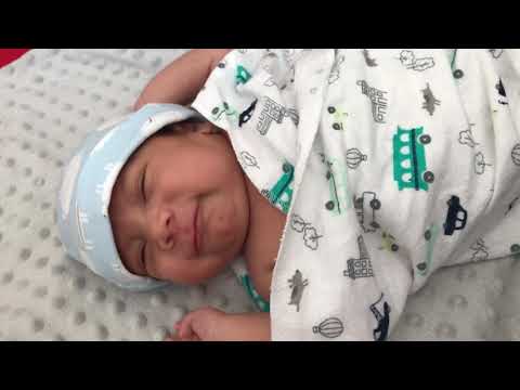 Cute Baby boy yawning