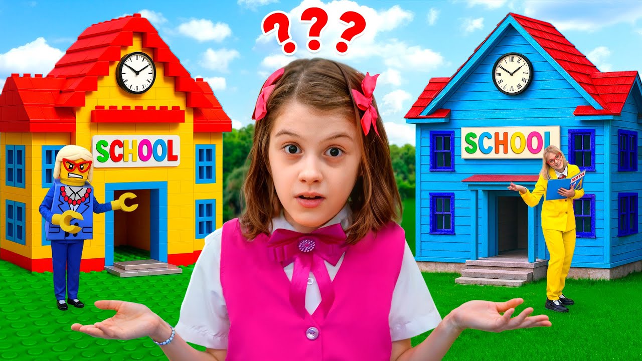 Eva and Lego School Story+ MORE adventures for kids