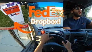 FEDEX DRIVER! (Picking up Drop boxes!!!)￼