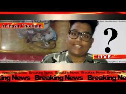 Avinash singh chouhan  First ever anchoring