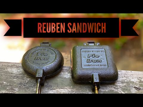 Reuben Sandwich - Campfire Cooking in a Rome Pie Iron - Pudgy Pies!