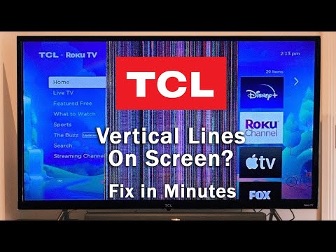 TCL TV Vertical Lines on Screen?? Do THIS...