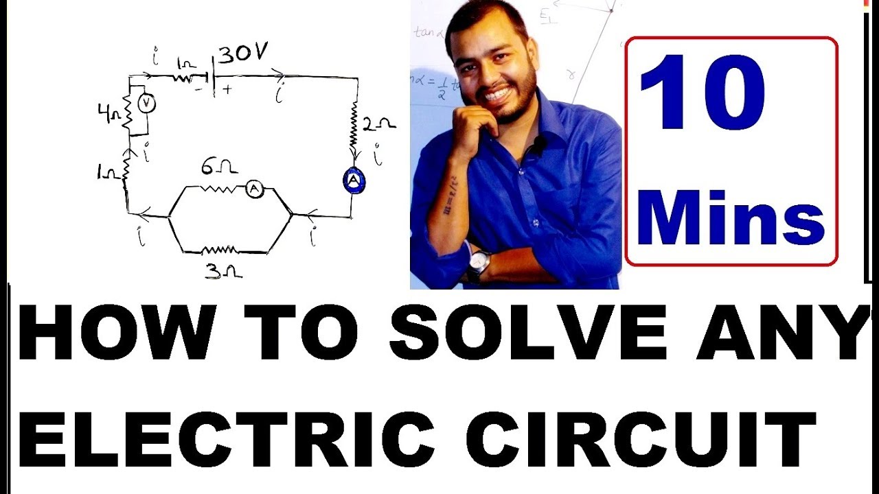 ICSE/CBSE: CLASS 10th: HOw To SoLVe AnY ELECTRIC CiRcUiT  ( In HINDI ); V = IR